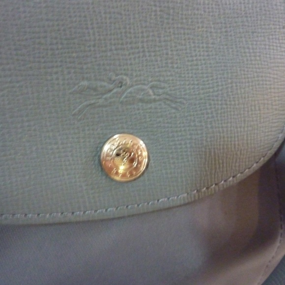 LONGCHAMP Tote Bag Le Pliage Neo 2WAY Lightweight Blue w/ shoulder strap - Picture 10 of 15